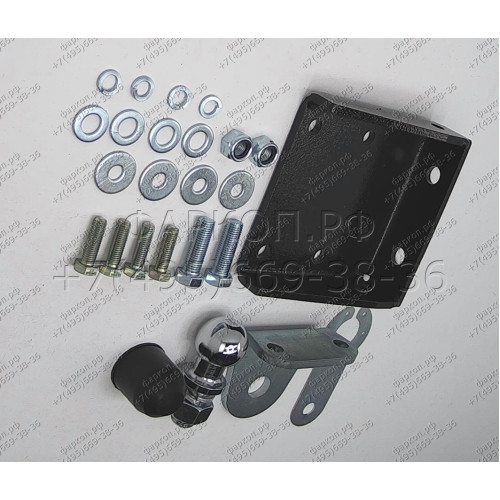 92709-FE MOTODOR Фаркоп с оцинкованным шаром на Volkswagen Amarok 2010-2022 без выреза в бампере. Тип шара: FE. Нагрузки: 2000/100 кг, масса фаркопа 6 кг (без электрики в комплекте)