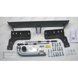 99015-A MOTODOR Фаркоп с оцинкованным шаром на Exeed RX 2023- без выреза в бампере. Тип шара: A. Нагрузки 1500/75 кг, масса фаркопа 18,2 кг (без электрики в компл