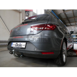 A048C GALIA Полностью оцинкованный фаркоп на Volkswagen Golf VII хетчбек 5 дверей 2013-2017, SEAT Leon хетчбек 5 дверей 2013-2017, Audi A3 хетчбек 3/5 дверей 2012-2020. Подрозетн