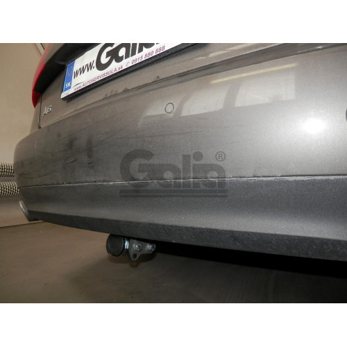 A049C GALIA Полностью оцинкованный фаркоп на Audi A6 седан/универсал 2011-2018, Audi A6 Allroad 2012-2019, Audi A7 Sportback 2011-2017. Подрозетник убирается за бампер. Тип шара: C (горизонтальный съемный). Невидимый вырез бампера. Нагрузки: 2500/100 кг, 