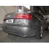 A049C GALIA Полностью оцинкованный фаркоп на Audi A6 седан/универсал 2011-2018, Audi A6 Allroad 2012-2019, Audi A7 Sportback 2011-2017. Подрозетник убирается за бампер. Тип шара: C (горизонтальный съемный). Невидимый вырез бампера. Нагрузки: 2500/100 кг, 
