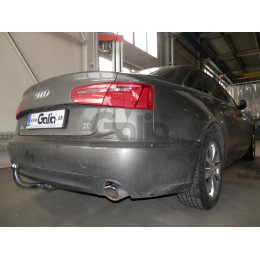 A049C GALIA Полностью оцинкованный фаркоп на Audi A6 седан/универсал 2011-2018, Audi A6 Allroad 2012-2019, Audi A7 Sportback 2011-2017. Подрозетник убирается за бампер. Тип шара