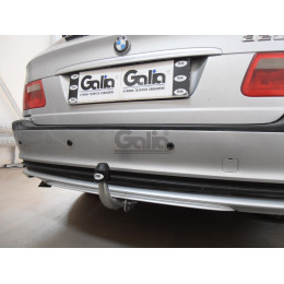 B009C GALIA Полностью оцинкованный фаркоп на BMW 3-Series E46 седан/универсал/купе 1998-2005. Подрозетник убирается за бампер. Тип шара: C (горизонтальный съ