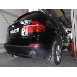 B017A GALIA Полностью оцинкованный фаркоп на BMW X5 E70 2007-2013, X5 F15 2013-2018, BMW X6 F16 2014-2019, кроме моделей с M-пакетом. Подрозетник убирается за бампер. Тип ша