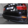 B017A GALIA Полностью оцинкованный фаркоп на BMW X5 E70 2007-2013, X5 F15 2013-2018, BMW X6 F16 2014-2019, кроме моделей с M-пакетом. Подрозетник убирается за бампер. Тип шара: A. Невидимый вырез бампера. Нагрузки: 3500/140 кг, масса фаркопа 16,52 кг
