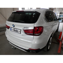 B017A GALIA Полностью оцинкованный фаркоп на BMW X5 E70 2007-2013, X5 F15 2013-2018, BMW X6 F16 2014-2019, кроме моделей с M-пакетом. Подрозетник убирается за бампер. Тип ша
