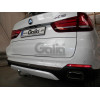 B017A GALIA Полностью оцинкованный фаркоп на BMW X5 E70 2007-2013, X5 F15 2013-2018, BMW X6 F16 2014-2019, кроме моделей с M-пакетом. Подрозетник убирается за бампер. Тип шара: A. Невидимый вырез бампера. Нагрузки: 3500/140 кг, масса фаркопа 16,52 кг