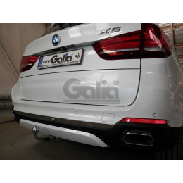 B017A GALIA Полностью оцинкованный фаркоп на BMW X5 E70 2007-2013, X5 F15 2013-2018, BMW X6 F16 2014-2019, кроме моделей с M-пакетом. Подрозетник убирается за бампер. Тип ша