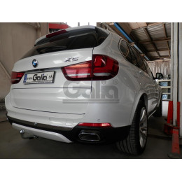 B017A GALIA Полностью оцинкованный фаркоп на BMW X5 E70 2007-2013, X5 F15 2013-2018, BMW X6 F16 2014-2019, кроме моделей с M-пакетом. Подрозетник убирается за бампер. Тип ша