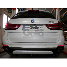 B017A GALIA Полностью оцинкованный фаркоп на BMW X5 E70 2007-2013, X5 F15 2013-2018, BMW X6 F16 2014-2019, кроме моделей с M-пакетом. Подрозетник убирается за бампер. Тип ша