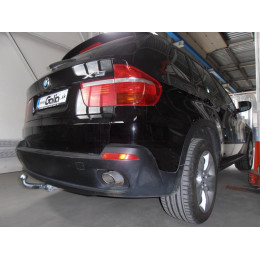 B017A GALIA Полностью оцинкованный фаркоп на BMW X5 E70 2007-2013, X5 F15 2013-2018, BMW X6 F16 2014-2019, кроме моделей с M-пакетом. Подрозетник убирается за бампер. Тип ша
