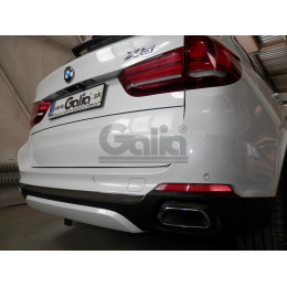 B017A GALIA Полностью оцинкованный фаркоп на BMW X5 E70 2007-2013, X5 F15 2013-2018, BMW X6 F16 2014-2019, кроме моделей с M-пакетом. Подрозетник убирается за бампер. Тип ша