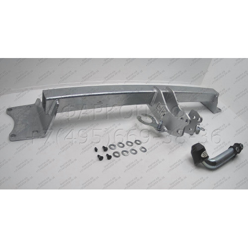 B017A GALIA Полностью оцинкованный фаркоп на BMW X5 E70 2007-2013, X5 F15 2013-2018, BMW X6 F16 2014-2019, кроме моделей с M-пакетом. Подрозетник убирается за бампер. Тип шара: A. Невидимый вырез бампера. Нагрузки: 3500/140 кг, масса фаркопа 16,52 кг