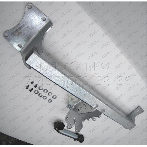B017A GALIA Полностью оцинкованный фаркоп на BMW X5 E70 2007-2013, X5 F15 2013-2018, BMW X6 F16 2014-2019, кроме моделей с M-пакетом. Подрозетник убирается за бампер. Тип шара: A. Невидимый вырез бампера. Нагрузки: 3500/140 кг, масса фаркопа 16,52 кг