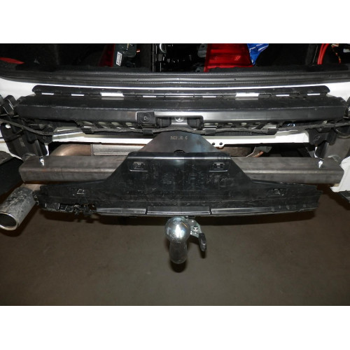 B021A GALIA Полностью оцинкованный фаркоп на BMW 3-Series седан/универсал 2011-2018, BMW 1-Series 2011-2019. Подрозетник убирается за бампер. Невидимый вырез бампера. Тип шара: A. Нагрузки: 1900/75 кг, масса фаркопа 12,82 кг
