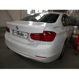 B021A GALIA Полностью оцинкованный фаркоп на BMW 3-Series седан/универсал 2011-2018, BMW 1-Series 2011-2019. Подрозетник убирается за бампер. Невидимый вырез бампер