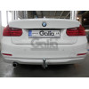 B021A GALIA Полностью оцинкованный фаркоп на BMW 3-Series седан/универсал 2011-2018, BMW 1-Series 2011-2019. Подрозетник убирается за бампер. Невидимый вырез бампера. Тип шара: A. Нагрузки: 1900/75 кг, масса фаркопа 12,82 кг