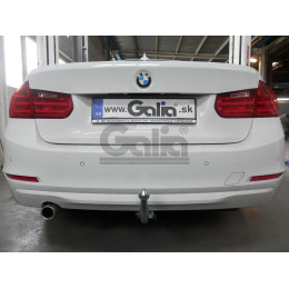 B021A GALIA Полностью оцинкованный фаркоп на BMW 3-Series седан/универсал 2011-2018, BMW 1-Series 2011-2019. Подрозетник убирается за бампер. Невидимый вырез бампер