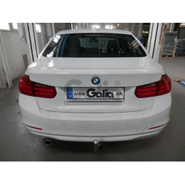 B021A GALIA Полностью оцинкованный фаркоп на BMW 3-Series седан/универсал 2011-2018, BMW 1-Series 2011-2019. Подрозетник убирается за бампер. Невидимый вырез бампер