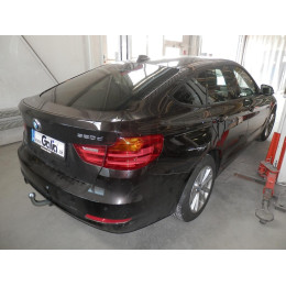B021A GALIA Полностью оцинкованный фаркоп на BMW 3-Series седан/универсал 2011-2018, BMW 1-Series 2011-2019. Подрозетник убирается за бампер. Невидимый вырез бампер