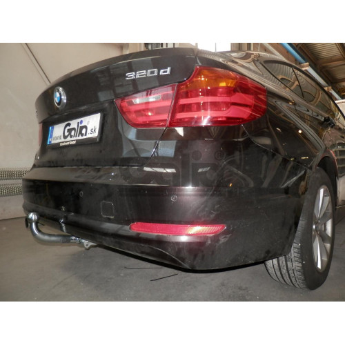 B021A GALIA Полностью оцинкованный фаркоп на BMW 3-Series седан/универсал 2011-2018, BMW 1-Series 2011-2019. Подрозетник убирается за бампер. Невидимый вырез бампера. Тип шара: A. Нагрузки: 1900/75 кг, масса фаркопа 12,82 кг