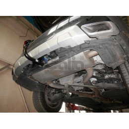 B026V GALIA Полностью оцинкованный фаркоп на BMW X5 G05 2018-, BMW X7 G07 2019-, BMW X6 G06 2019-. Подрозетник убирается за бампер. Тип шара: AV (вертикальное быстросъем