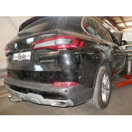 B026V GALIA Полностью оцинкованный фаркоп на BMW X5 G05 2018-, BMW X7 G07 2019-, BMW X6 G06 2019-. Подрозетник убирается за бампер. Тип шара: AV (вертикальное быстросъем
