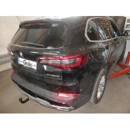 B026V GALIA Полностью оцинкованный фаркоп на BMW X5 G05 2018-, BMW X7 G07 2019-, BMW X6 G06 2019-. Подрозетник убирается за бампер. Тип шара: AV (вертикальное быстросъем