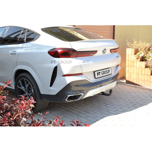 BXS-19-991422.00 PT GROUP Фаркоп на BMW X5 G05 (кроме Long) 2018-, BMW X7 G07 2019-, BMW X6 G06 2019-. Необходима подрезка бампера. Тип шара: AV (вертикально-съемный с ключом). Нагрузки: 2000/120 кг, масса фаркопа 18,5 кг (без электрики в комплекте)