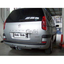 C031C GALIA Полностью оцинкованный фаркоп на Peugeot 807 2002-2014, FIAT Ulysse 2002-2011, Citroen C8 2002-2014, Lancia Phedra 2002-2010. Тип шара: C (горизонтальный съемный). Невидимый в