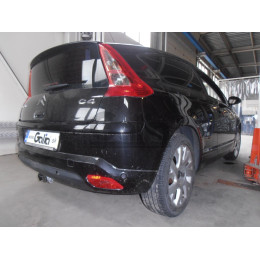 C038A GALIA Полностью оцинкованный фаркоп на Citroen C4 седан 2012-2022 (небольшие доработки, без подрезки бампера), Citroen C4 хетчбек 5 дверей 2004-2010, 2010-2018, Citro