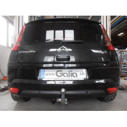 C038A GALIA Полностью оцинкованный фаркоп на Citroen C4 седан 2012-2022 (небольшие доработки, без подрезки бампера), Citroen C4 хетчбек 5 дверей 2004-2010, 2010-2018, Citro