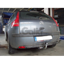 C038A GALIA Полностью оцинкованный фаркоп на Citroen C4 седан 2012-2022 (небольшие доработки, без подрезки бампера), Citroen C4 хетчбек 5 дверей 2004-2010, 2010-2018, Citro
