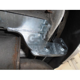C038A GALIA Полностью оцинкованный фаркоп на Citroen C4 седан 2012-2022 (небольшие доработки, без подрезки бампера), Citroen C4 хетчбек 5 дверей 2004-2010, 2010-2018, Citro