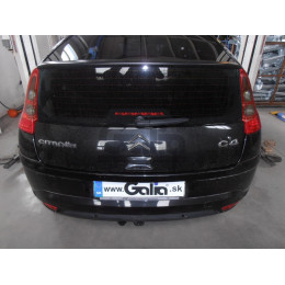 C038A GALIA Полностью оцинкованный фаркоп на Citroen C4 седан 2012-2022 (небольшие доработки, без подрезки бампера), Citroen C4 хетчбек 5 дверей 2004-2010, 2010-2018, Citro