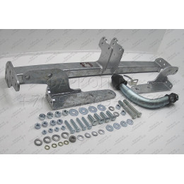 C038A GALIA Полностью оцинкованный фаркоп на Citroen C4 седан 2012-2022 (небольшие доработки, без подрезки бампера), Citroen C4 хетчбек 5 дверей 2004-2010, 2010-2018, Citro