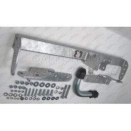 C038A GALIA Полностью оцинкованный фаркоп на Citroen C4 седан 2012-2022 (небольшие доработки, без подрезки бампера), Citroen C4 хетчбек 5 дверей 2004-2010, 2010-2018, Citro