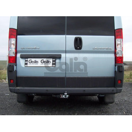 C042A GALIA Полностью оцинкованный фаркоп на Citroen Jumper 2006-, FIAT Ducato III 2006-, Peugeot Boxer 2006-, Opel Movano 2021-, Toyota Proace Max 2024- L1, L2, L3, L4. Тип шара: A. Установка без вырез