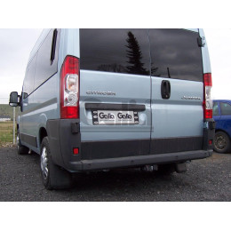 C042A GALIA Полностью оцинкованный фаркоп на Citroen Jumper 2006-, FIAT Ducato III 2006-, Peugeot Boxer 2006-, Opel Movano 2021-, Toyota Proace Max 2024- L1, L2, L3, L4. Тип шара: A. Установка без вырез