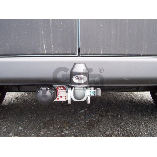 C042A GALIA Полностью оцинкованный фаркоп на Citroen Jumper 2006-, FIAT Ducato III 2006-, Peugeot Boxer 2006-, Opel Movano 2021-, Toyota Proace Max 2024- L1, L2, L3, L4. Тип шара: A. Установка без выреза бампера. Нагрузки: 3000/150 кг, масса фаркопа 20,32