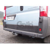 C042A GALIA Полностью оцинкованный фаркоп на Citroen Jumper 2006-, FIAT Ducato III 2006-, Peugeot Boxer 2006-, Opel Movano 2021-, Toyota Proace Max 2024- L1, L2, L3, L4. Тип шара: A. Установка без выреза бампера. Нагрузки: 3000/150 кг, масса фаркопа 20,32