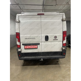 C042A GALIA Полностью оцинкованный фаркоп на Citroen Jumper 2006-, FIAT Ducato III 2006-, Peugeot Boxer 2006-, Opel Movano 2021-, Toyota Proace Max 2024- L1, L2, L3, L4. Тип шара: A. Установка без вырез