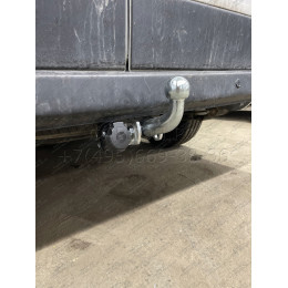 C042A GALIA Полностью оцинкованный фаркоп на Citroen Jumper 2006-, FIAT Ducato III 2006-, Peugeot Boxer 2006-, Opel Movano 2021-, Toyota Proace Max 2024- L1, L2, L3, L4. Тип шара: A. Установка без вырез