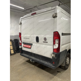 C042A GALIA Полностью оцинкованный фаркоп на Citroen Jumper 2006-, FIAT Ducato III 2006-, Peugeot Boxer 2006-, Opel Movano 2021-, Toyota Proace Max 2024- L1, L2, L3, L4. Тип шара: A. Установка без вырез