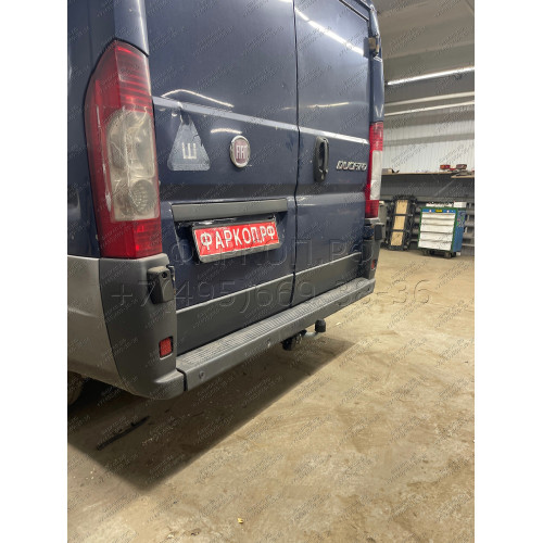 C042A GALIA Полностью оцинкованный фаркоп на Citroen Jumper 2006-, FIAT Ducato III 2006-, Peugeot Boxer 2006-, Opel Movano 2021-, Toyota Proace Max 2024- L1, L2, L3, L4. Тип шара: A. Установка без выреза бампера. Нагрузки: 3000/150 кг, масса фаркопа 20,32