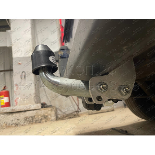 C042A GALIA Полностью оцинкованный фаркоп на Citroen Jumper 2006-, FIAT Ducato III 2006-, Peugeot Boxer 2006-, Opel Movano 2021-, Toyota Proace Max 2024- L1, L2, L3, L4. Тип шара: A. Установка без выреза бампера. Нагрузки: 3000/150 кг, масса фаркопа 20,32
