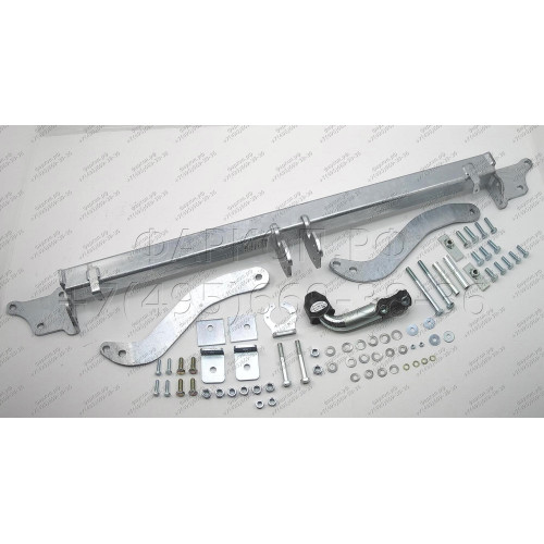 C042A GALIA Полностью оцинкованный фаркоп на Citroen Jumper 2006-, FIAT Ducato III 2006-, Peugeot Boxer 2006-, Opel Movano 2021-, Toyota Proace Max 2024- L1, L2, L3, L4. Тип шара: A. Установка без выреза бампера. Нагрузки: 3000/150 кг, масса фаркопа 20,32