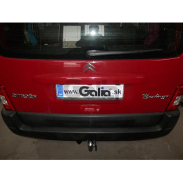 C043C GALIA Полностью оцинкованный фаркоп на Citroen Berlingo I 1996-2008, Berlingo First 2008-2012, Peugeot Partner I 1996-2008, Partner Origin 2008-2012. Особенности: для колесных баз 2690 мм и 26