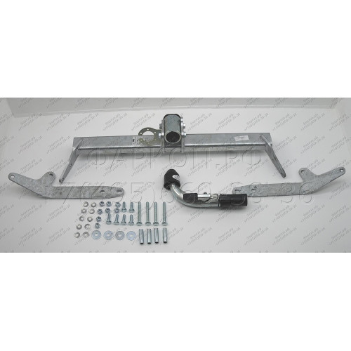 C043C GALIA Полностью оцинкованный фаркоп на Citroen Berlingo I 1996-2008, Berlingo First 2008-2012, Peugeot Partner I 1996-2008, Partner Origin 2008-2012. Особенности: для колесных баз 2690 мм и 2693 мм. Тип шара: C (горизонтальный съемный). Невидимый вы