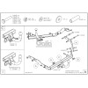 C047C GALIA Полностью оцинкованный фаркоп на Citroen Xsara Picasso 2000-2010. Особенности: с 2006- необходим блок согласования. Тип шара: C (горизонтальный съемный). Установка без снятия и выреза бампера. Нагрузки: 1300/80 кг, масса фаркопа 15,37 кг